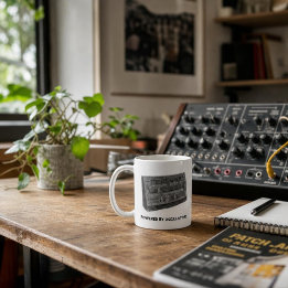 Powered by Oscillators – Vintage Semi-Modular Synt コーヒーマグカップ