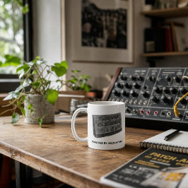 Powered by Oscillators – Vintage Semi-Modular Synt コーヒーマグカップ