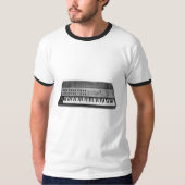 Powered by Oscillators – Vintage Wavetable Synth Tシャツ (正面)