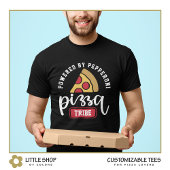 Powered by Pepperoni Pizza Lover's Customizable Tシャツ