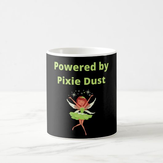 Powered by Pixie Dust コーヒーマグカップ (中央)