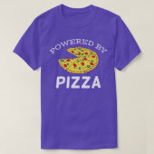 Powered By Pizza Tシャツ (デザイン正面)
