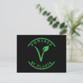 Powered by Plantsビーガンビーガンライフスタイル ポストカード (スタンド正面)