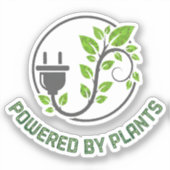 Powered by Plants シール (正面)