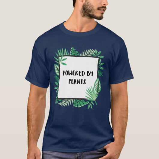Powered By Plants Tシャツ (正面)