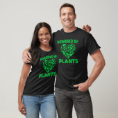 Powered by plants Vegan Veganism Vegetarian Veggie Tシャツ (ユニセックス)