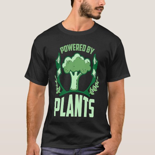 Powered By Plants Veganism Plant Based Lifestyle V Tシャツ (正面)