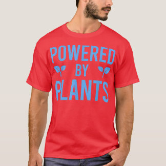 Powered By Plants Vegetarian Vegan Workout Plant P Tシャツ