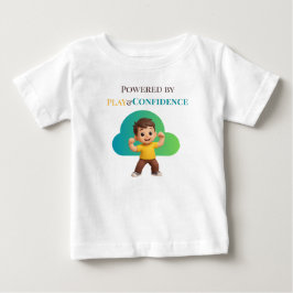 Powered by Play and Confidence ベビーTシャツ