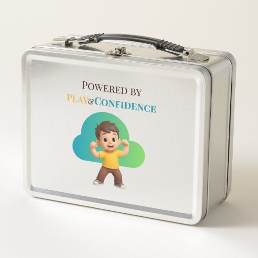 Powered by Play & Confidence – Lunch Box Edition メタルランチボックス (正面)
