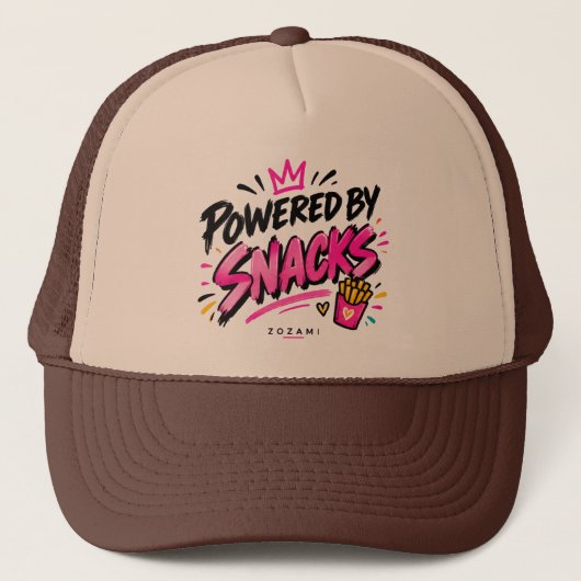 Powered by Snacks – Food Lover Cap | ZOZAMI キャップ (正面)