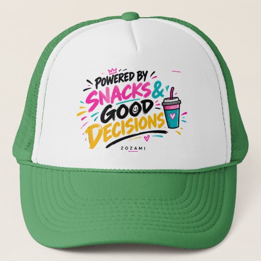 Powered by Snacks – Food Lover Cap | ZOZAMI キャップ (正面)
