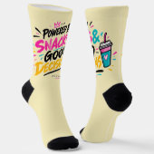 Powered by Snacks – Food Lover Socks | ZOZAMI ソックス (傾斜あり)