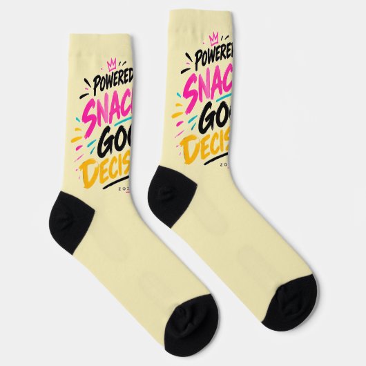 Powered by Snacks – Food Lover Socks | ZOZAMI ソックス (右)