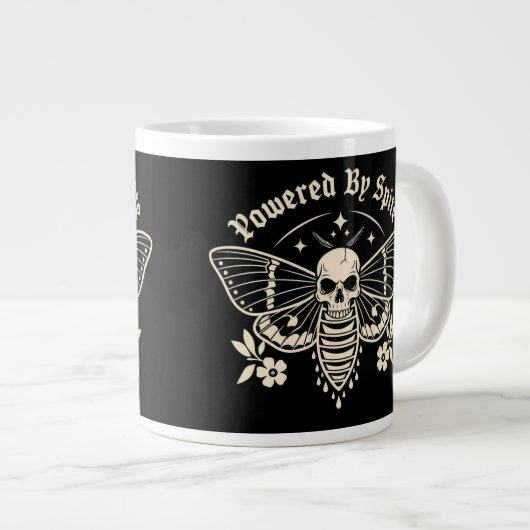 " Powered By Spite " Coffee Mug ジャンボコーヒーマグカップ (正面右)