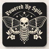 "Powered By Spite"  Drink Coaster コースター (正面)