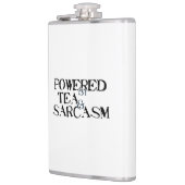 Powered by Tea & Sarcasm フラスク (左)