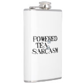 Powered by Tea & Sarcasm フラスク (右)