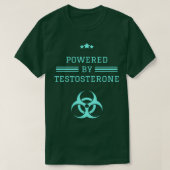 Powered By Testosterone Tシャツ (デザイン正面)