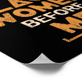 Powered By The Black Women Before Me Black History ポスター (角)