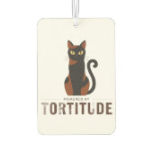 Powered by Tortitude Funny Cat Air Freshener カーエアーフレッシュナー (裏面)