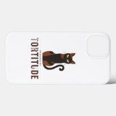 Powered by Tortitude Funny Cat Phone Case Case-Mate iPhoneケース (裏面 (横))