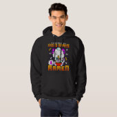 Powered By Video Games & Ramen Anime Kawaii Cat Ga パーカ (正面フル)