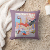 Powered Pack Metropolisすごいイラストレーション クッション (ブランケット)