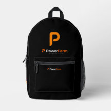 PowerForm アスレチック アイコン ブラック ジム バックパック
