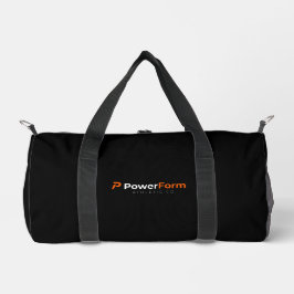 PowerForm Athletic Co. ブラックジムダッフルバッグ ダッフルバッグ