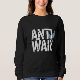 Powerful "Anti-War" with Peace Dove T-Shirt スウェットシャツ