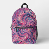 Powerful bag プリントバックパック (正面)