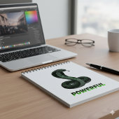 Powerful Cobra Spiral Notebook – Strength & Focus ノートブック