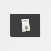 Powerful Lion Wildlife Notebook ポストイット (正面)