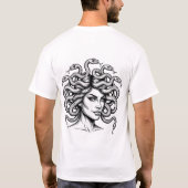 Powerful Medusa Greek Mythology Tシャツ (裏面)