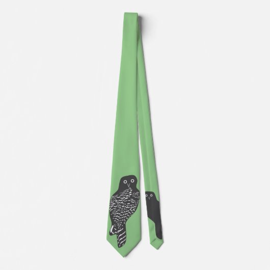 Powerful Owl tie ネクタイ (正面)
