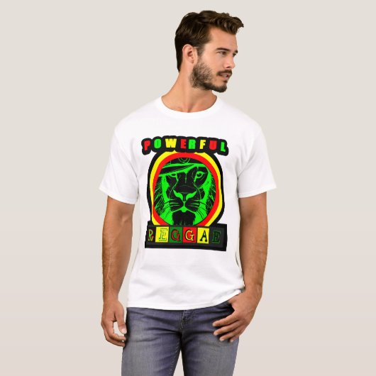 Powerful Reggae Tシャツ (正面フル)