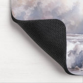 Powerful Waves Breaking at the Shore Faith  マウスパッド (コーナー)