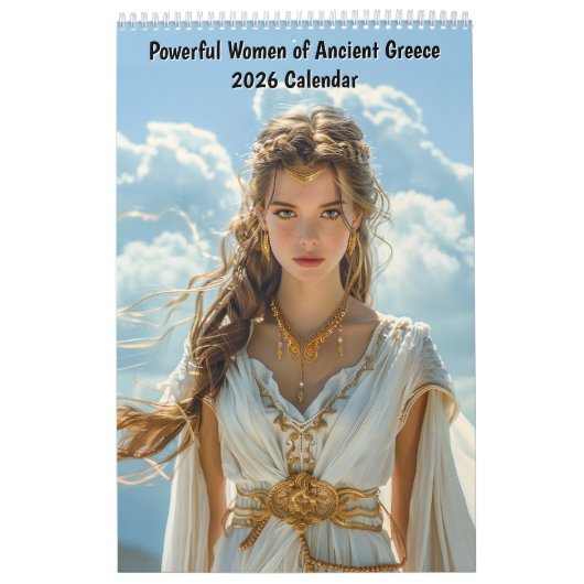 Powerful Women of Ancient Greece – 2026 Calendar カレンダー (カバー)
