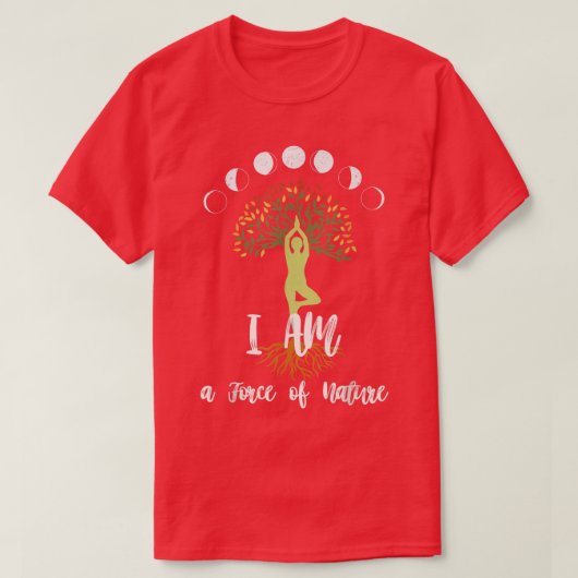 Powerful Womens Affirmation Inspirational Tree of Tシャツ (デザイン正面)
