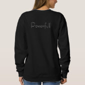 Powerfull sweater スウェットシャツ (裏面)