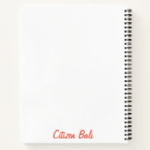 PowerGirls_Fighting Words ノートブック (裏面)