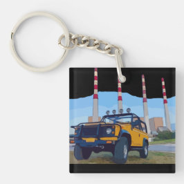 POWERHOUSE 2面アクリルキーチェーン キーホルダー