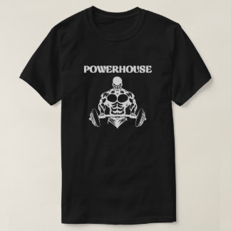 POWERHOUSE, BLACK MEN'S BASIC Tシャツ
