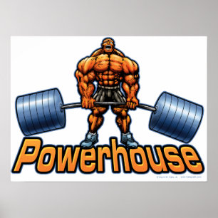 Powerhouse Deadliftポスター ポスター