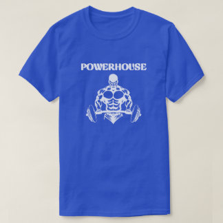 POWERHOUSE, DEEP ROYAL MEN'S BASIC Tシャツ