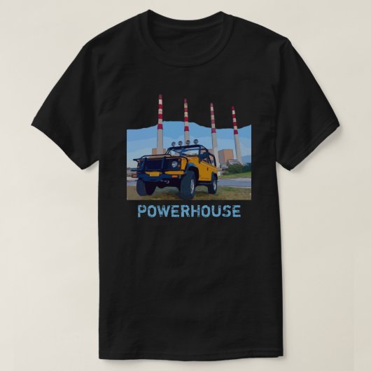 POWERHOUSE Tシャツ (デザイン正面)
