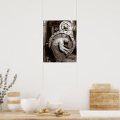 Powerhouse Worker, 1920.ヴィンテージ写真 ポスター (キッチン)