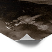 Powerhouse Worker, 1920.ヴィンテージ写真 ポスター (角)