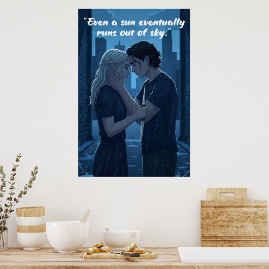 Powerless Book Quote Poster ポスター (キッチン)